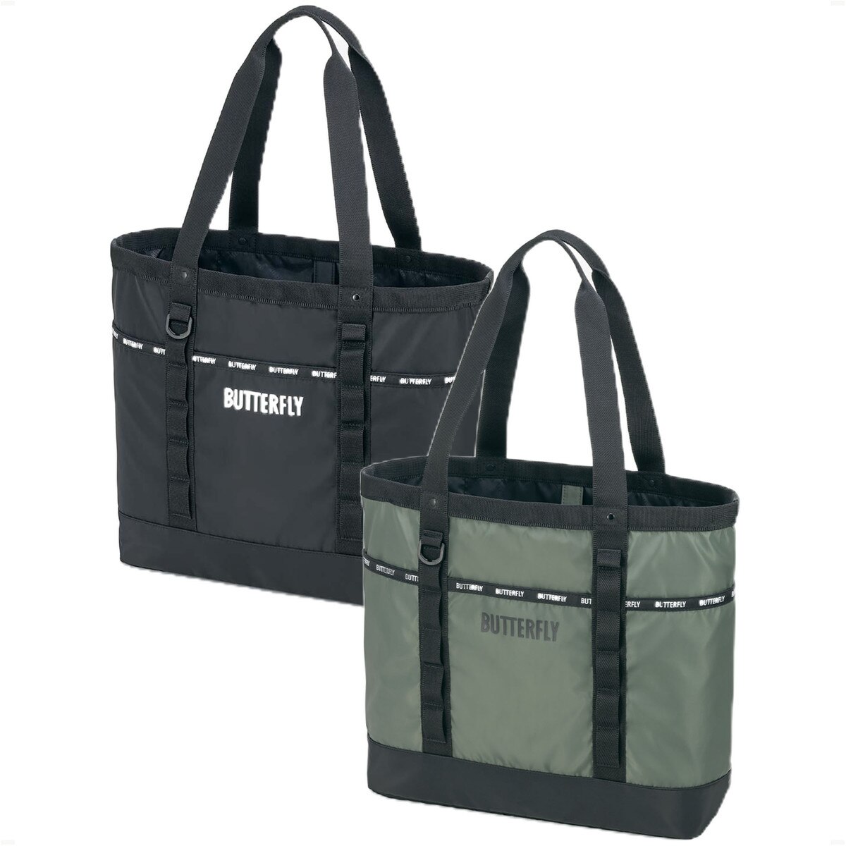 Butterfly Table Tennis Astorra Tote Bag - Black & Olive